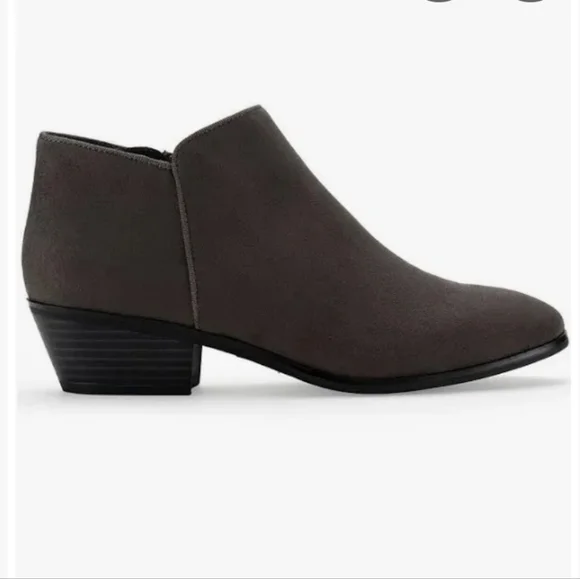 Wileyy Ankle Boots Charcoal -7 WIDE - Picture 2 of 5